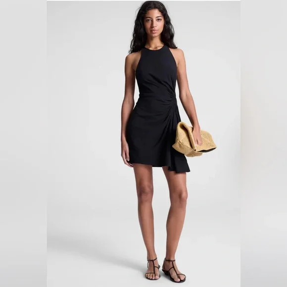 A.L.C. Rue ruched sleeveless mini dress - Picture 1 of 4